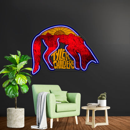 Tyler Childers Fox Artwork Personalized Neon Signs