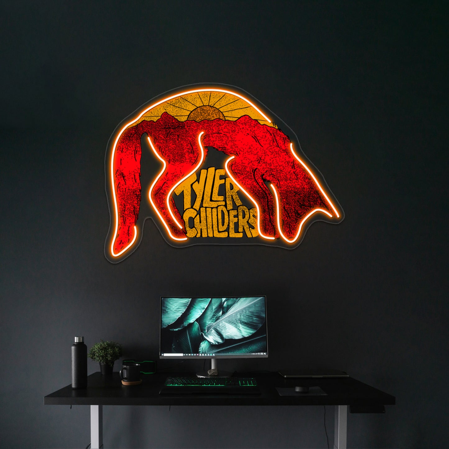 Tyler Childers Fox Artwork Personalized Neon Signs