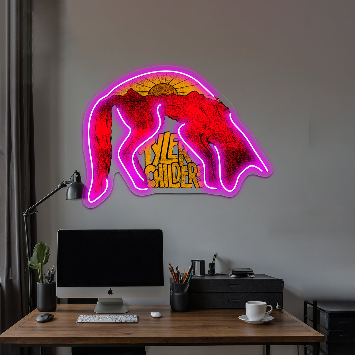 Tyler Childers Fox Artwork Personalized Neon Signs