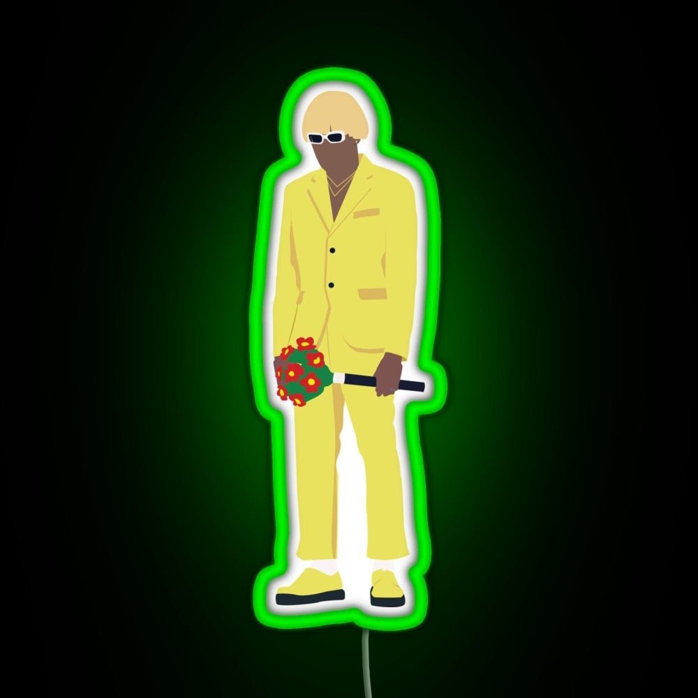 Tyler The Creator New Magic Wand Minimalist Rgb Led Neon Sign Pop Wall Art - Shineneon