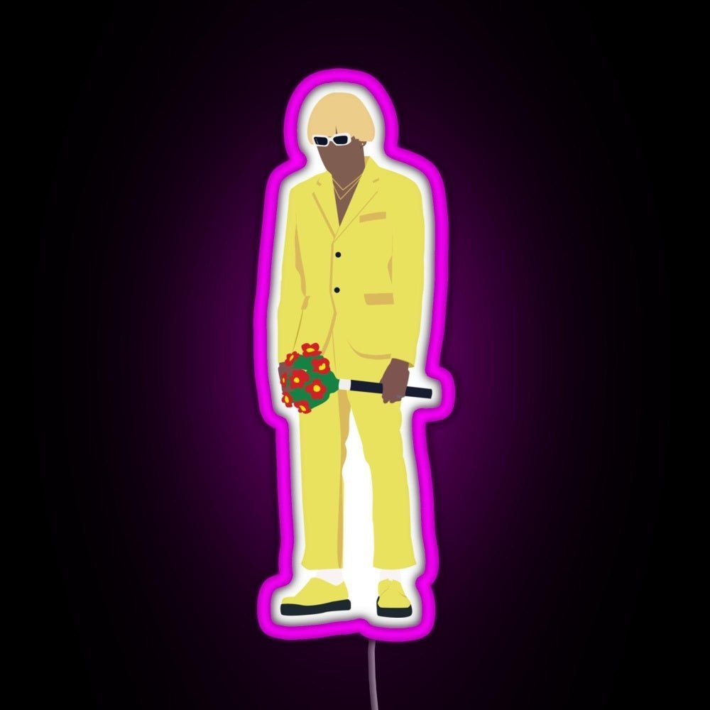 Tyler The Creator New Magic Wand Minimalist Rgb Led Neon Sign Pop Wall Art - Shineneon
