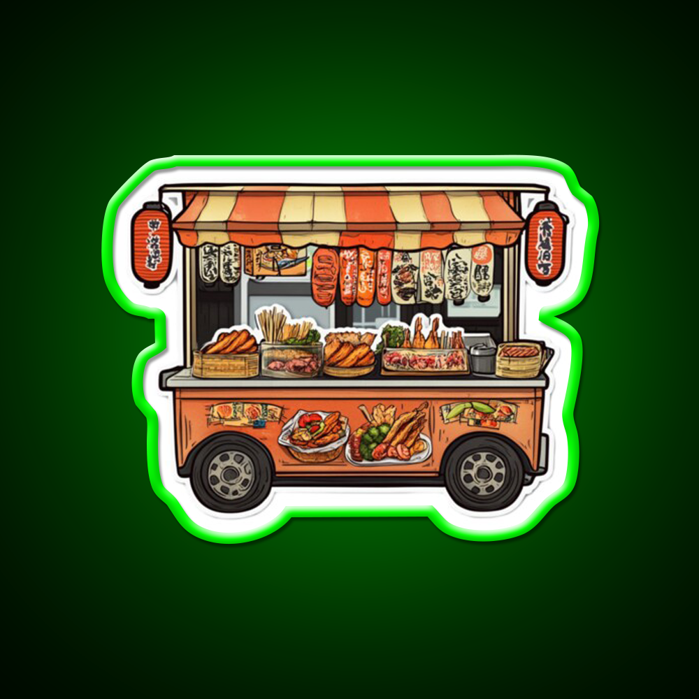 Typical Chinese Asian Restaurant Led Neon Sign Chinese Food Rgb Color