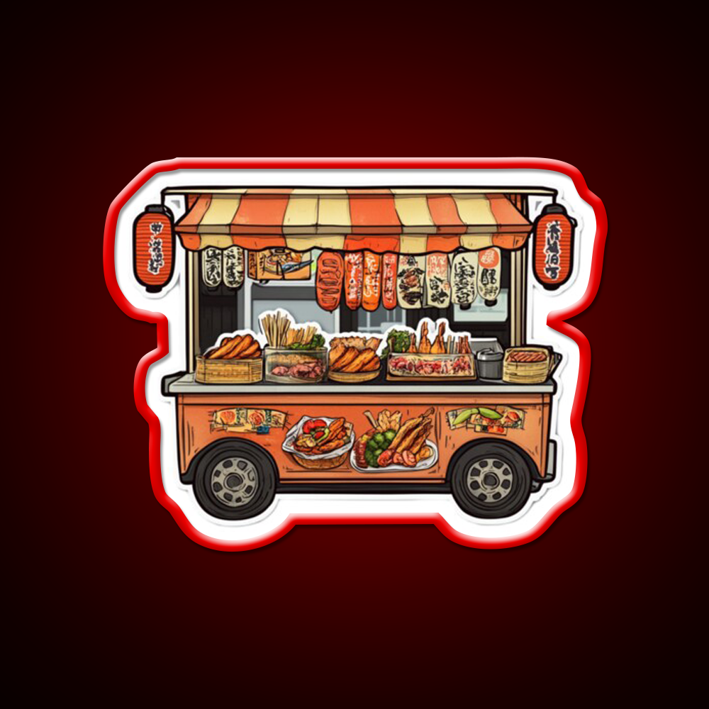 Typical Chinese Asian Restaurant Led Neon Sign Chinese Food Rgb Color