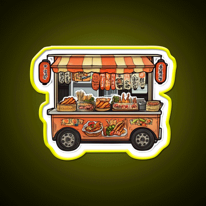 Typical Chinese Asian Restaurant Led Neon Sign Chinese Food Rgb Color