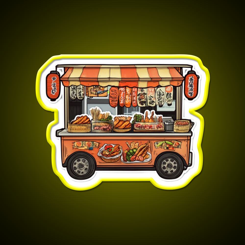 Typical Chinese Asian Restaurant Led Neon Sign Chinese Food Rgb Color