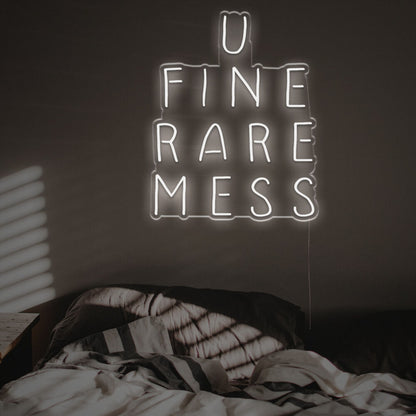 U Fine Rare Mess Led Neon Sign | Shineneon