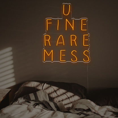 U Fine Rare Mess Led Neon Sign | Shineneon
