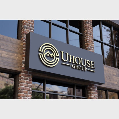 U House Group Stainless Steel Metal 3d Sign - Shineneon