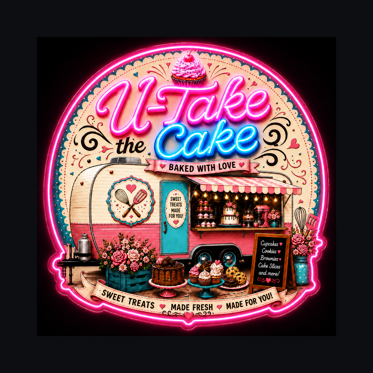 U-Take the Cake Custom LED Neon Sign - Shineneon
