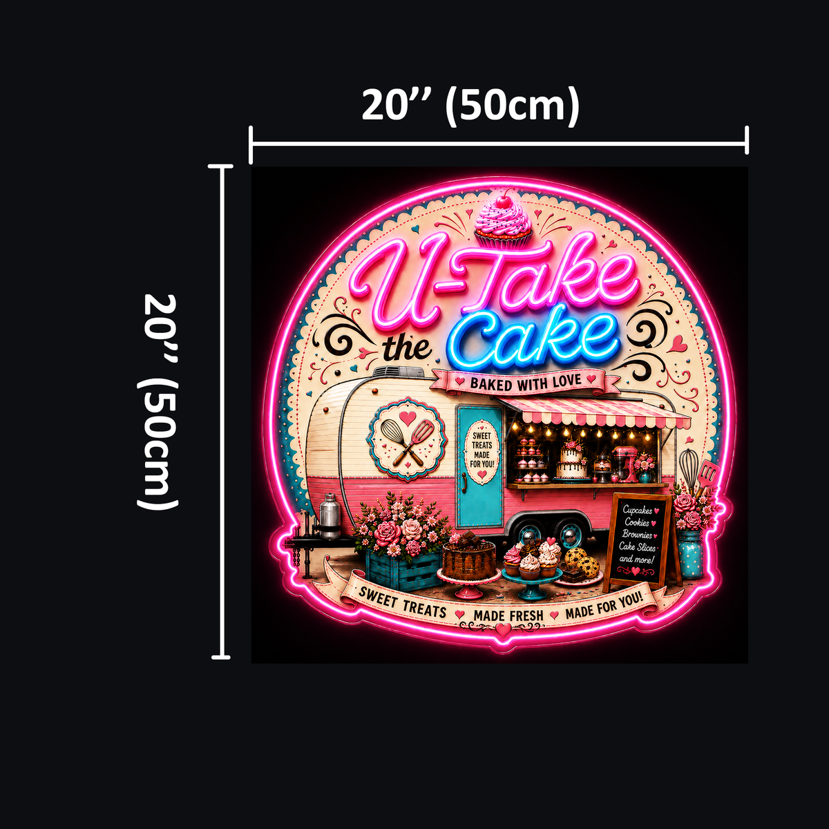 U-Take the Cake Custom LED Neon Sign - Shineneon