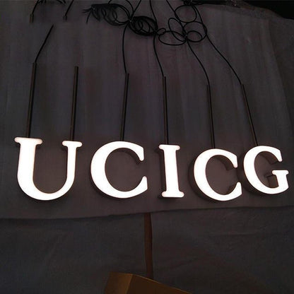Ucicg 3D Frontlit Letters Metal Led Sign - Shineneon