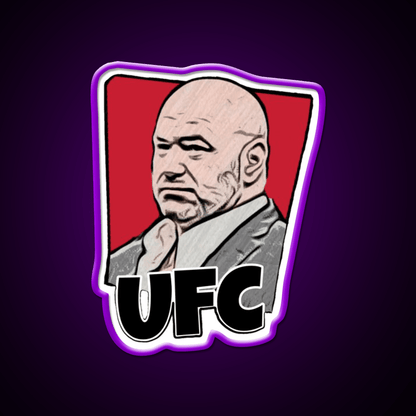Ufc Fast Food Led Neon Sign For Burger Place Rgb Color - Shineneon