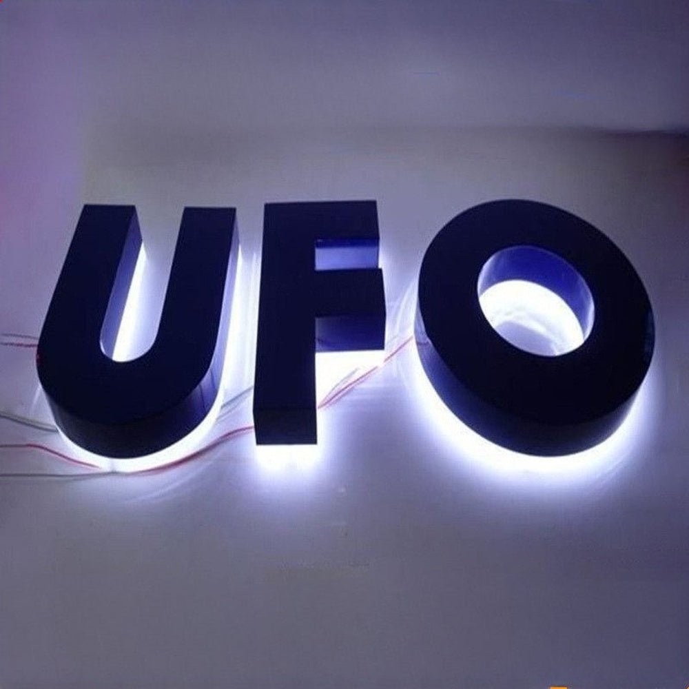 Ufo 3D Backlit Channel Letters Led Light Sign - Shineneon