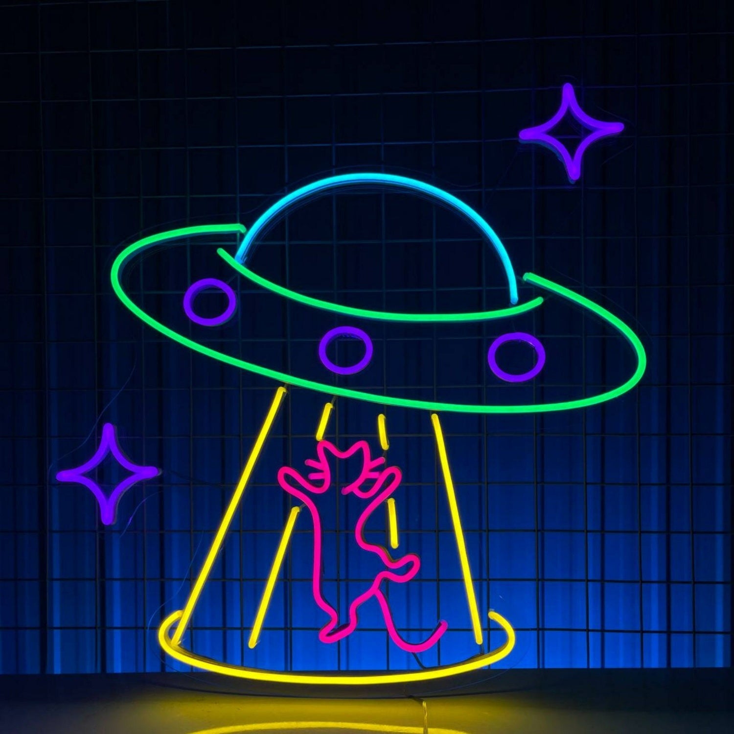Ufo Cat Neon Light Home Decor Restaurant Decor Led Neon Sign | Shineneon