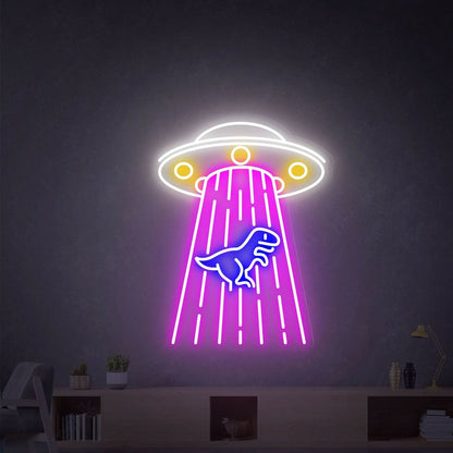 Ufo Dragon Led Neon Signs Led Light Space Wall Decor - Shineneon