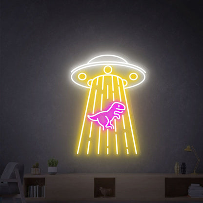 Ufo Dragon Led Neon Signs Led Light Space Wall Decor - Shineneon