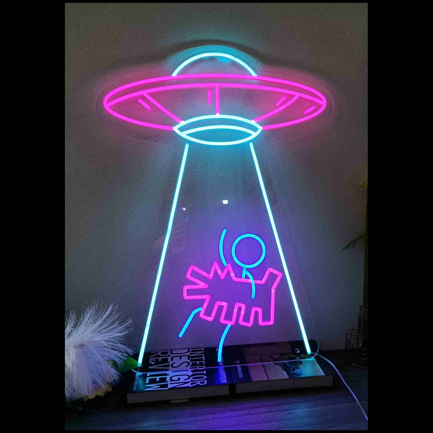 Ufo Led Neon Signs Bedroom Ambience Party - Shineneon