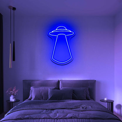 Ufo Neon Led Lights Saucer Shape Neon Light Signs