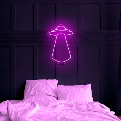 Ufo Neon Led Lights Saucer Shape Neon Light Signs