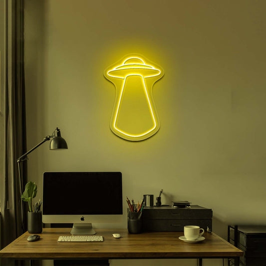 Ufo Neon Led Lights Saucer Shape Neon Light Signs