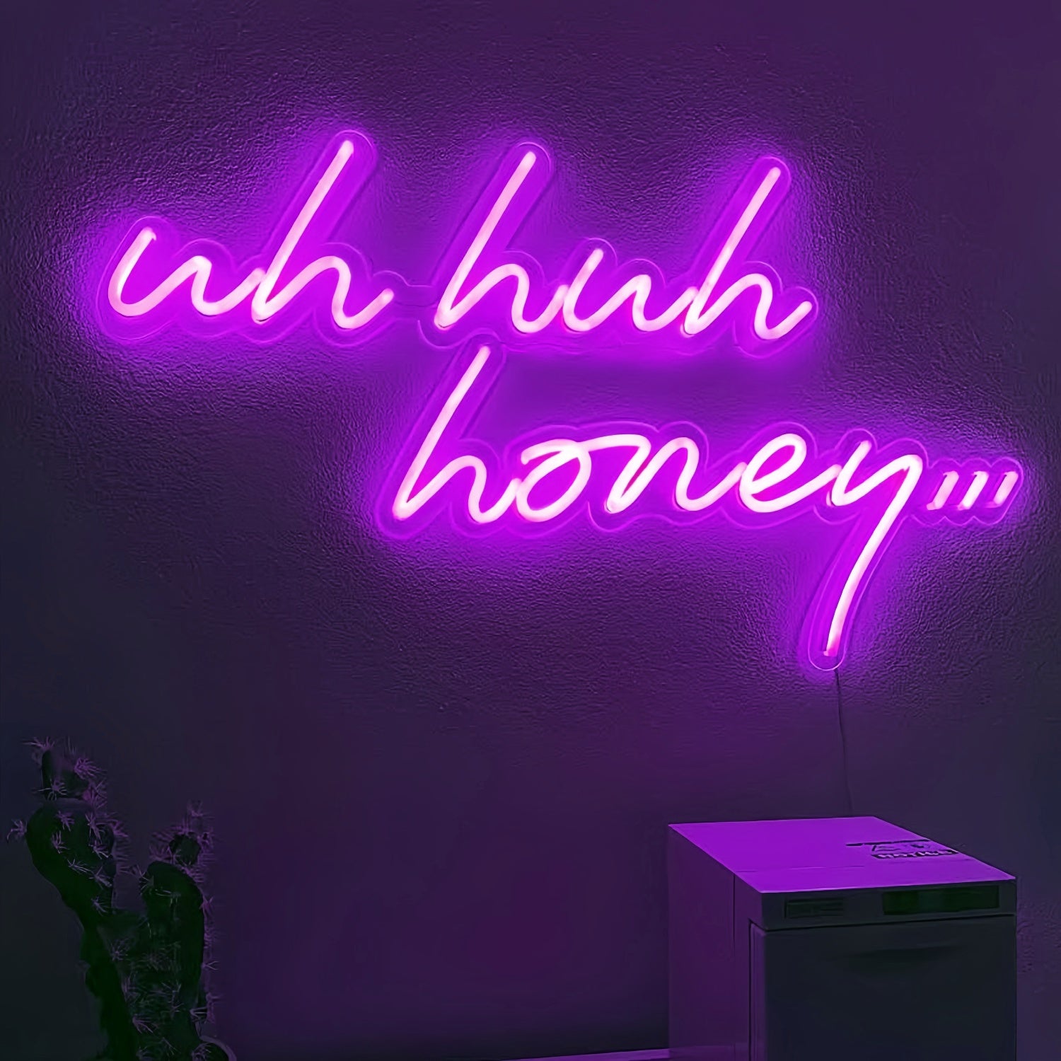 Uh Huh Honey Add Some Sweetness To Your Space With Neon Glow | Shineneon