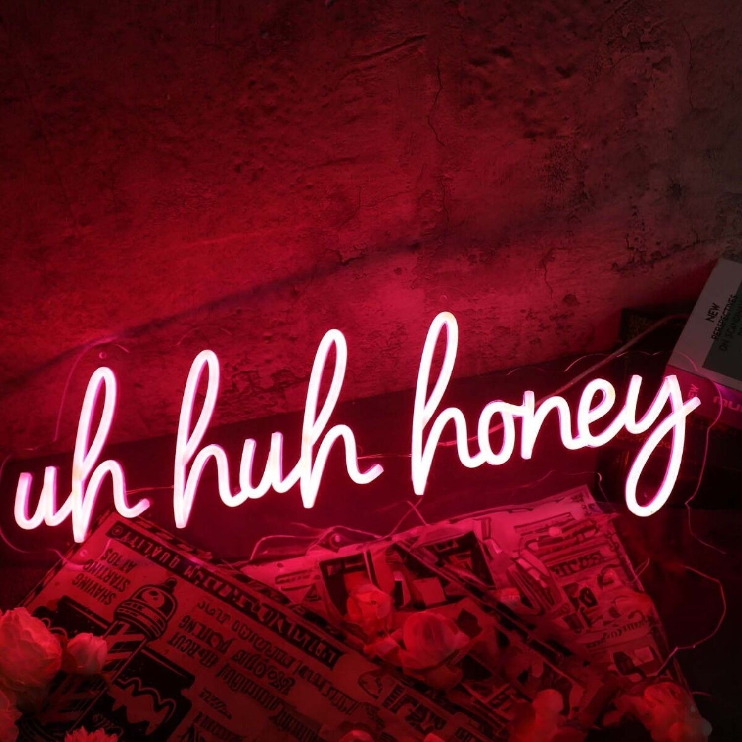 Uh Huh Honey Red Led Neon Sign - Shineneon