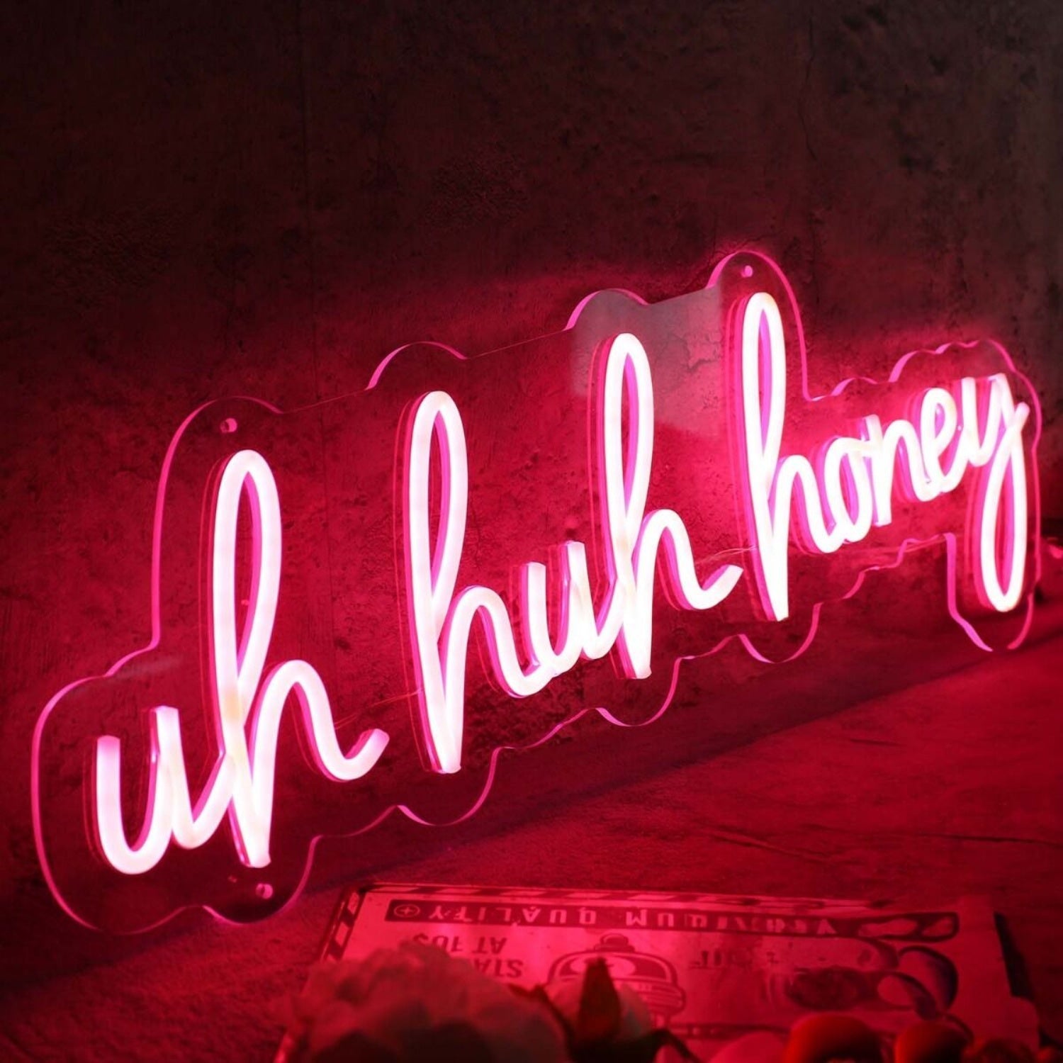 Uh Huh Honey Red Led Neon Sign - Shineneon