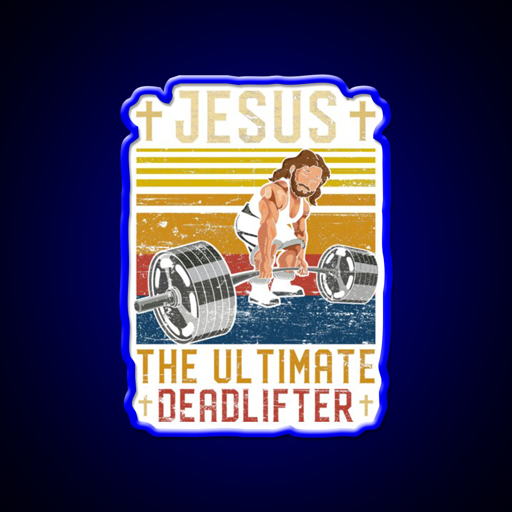 Ultimate Deadlifter Gym Fitness Led Neon Sign Rgb Color