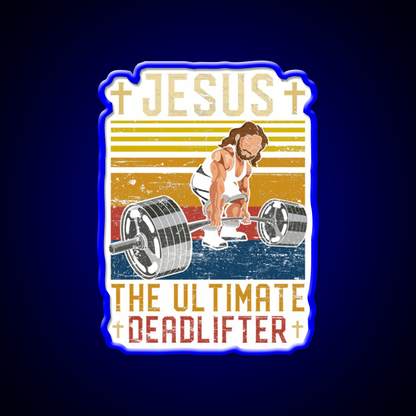 Ultimate Deadlifter Gym Fitness Led Neon Sign Rgb Color