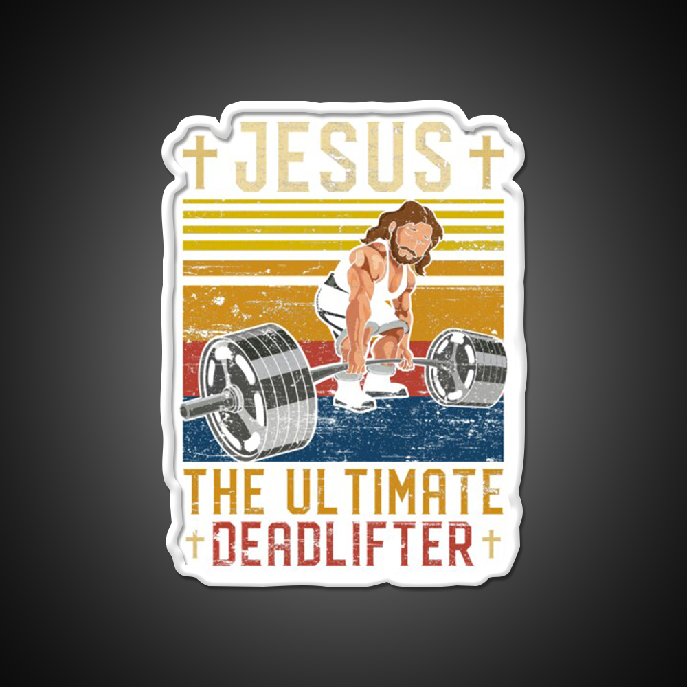 Ultimate Deadlifter Gym Fitness Led Neon Sign Rgb Color