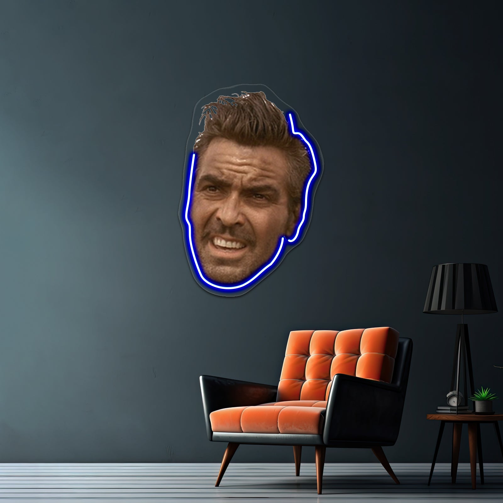 Ulysses Everett Mcgill Head Artwork Personalized Neon Signs | Shineneon