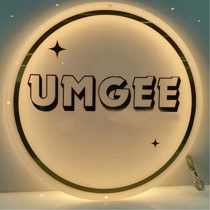 Umgee Acrylic Business Logo Sign - Shineneon