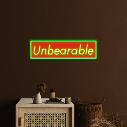 Unbearable Lfc Artwork Personalized Neon Signs