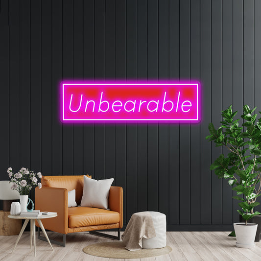 Unbearable Lfc Artwork Personalized Neon Signs