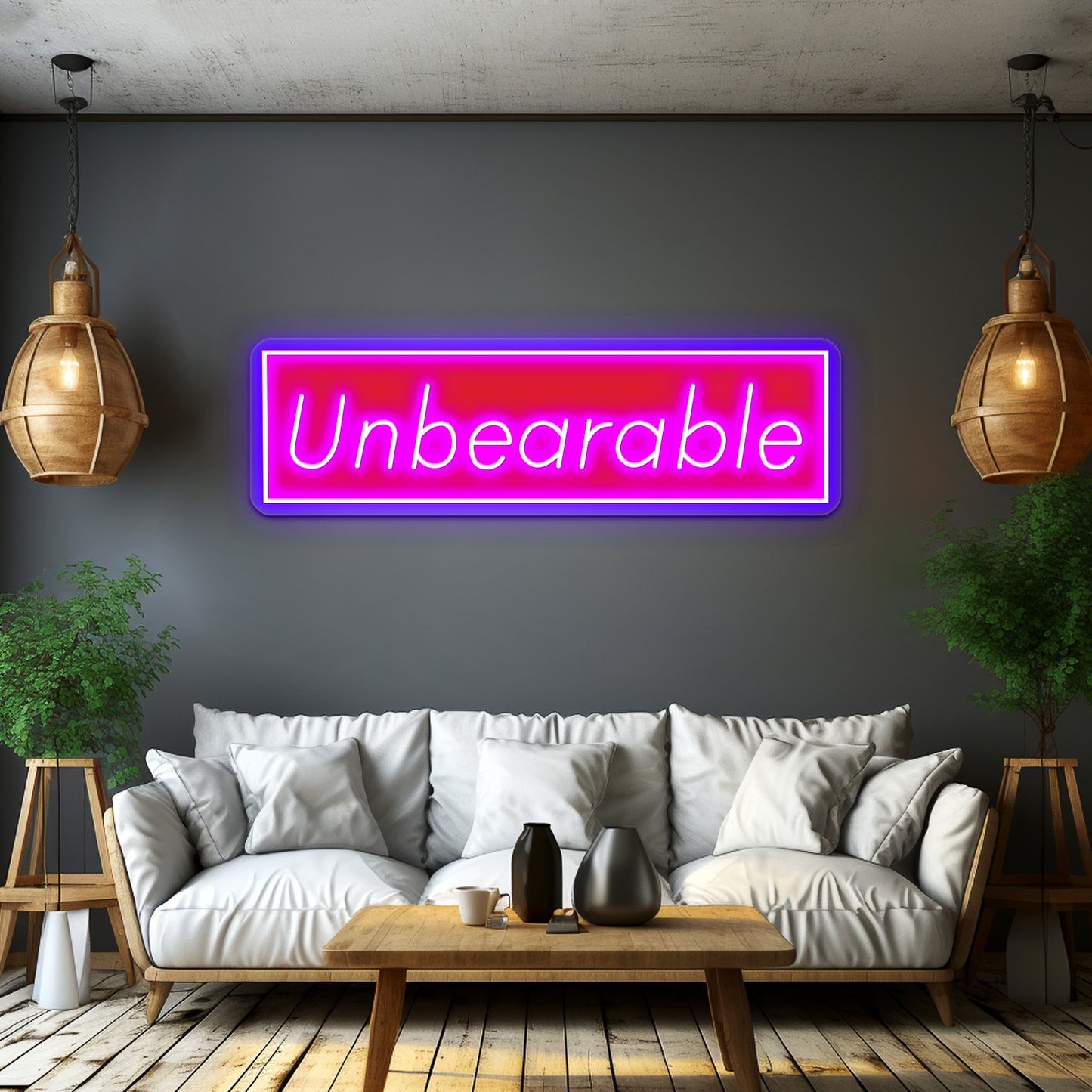 Unbearable Lfc Artwork Personalized Neon Signs