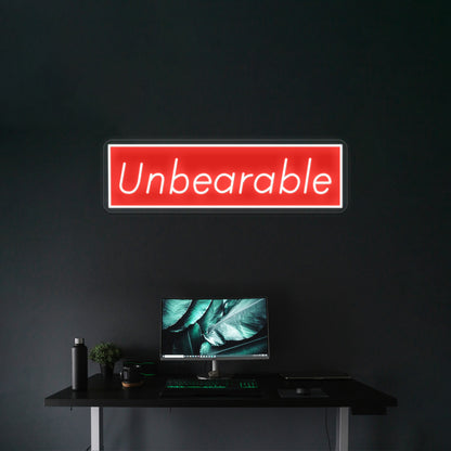 Unbearable Lfc Artwork Personalized Neon Signs