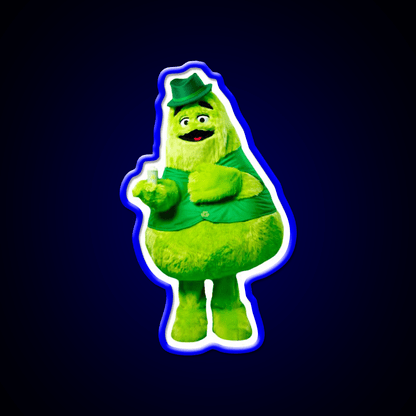 Uncle Ogrimacey Irish Grimace Fast Food Led Neon Sign For Burger Place Rgb Color - Shineneon