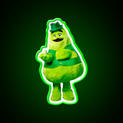 Uncle Ogrimacey Irish Grimace Fast Food Led Neon Sign For Burger Place Rgb Color - Shineneon