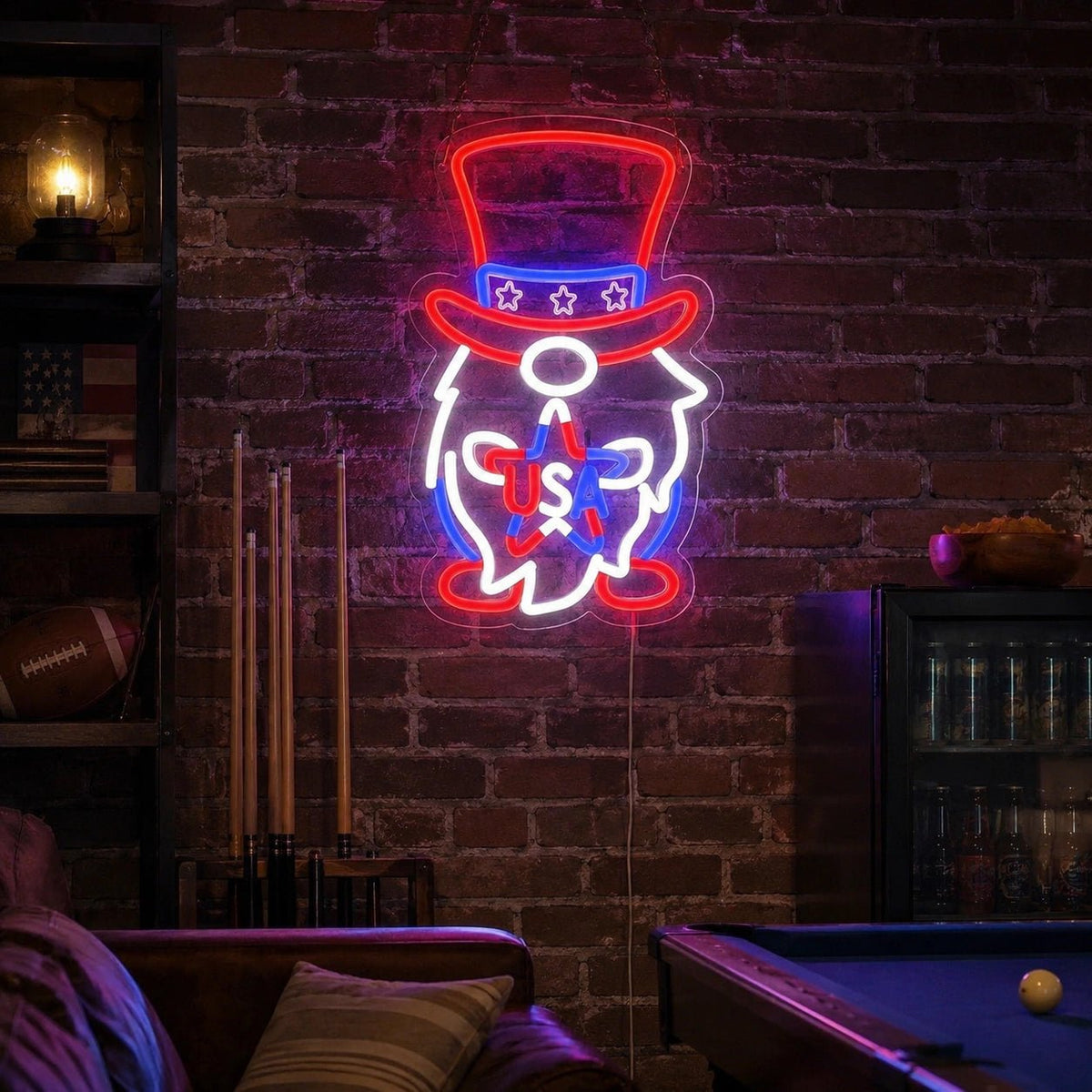 Uncle Sam USA LED Neon Sign - Shineneon