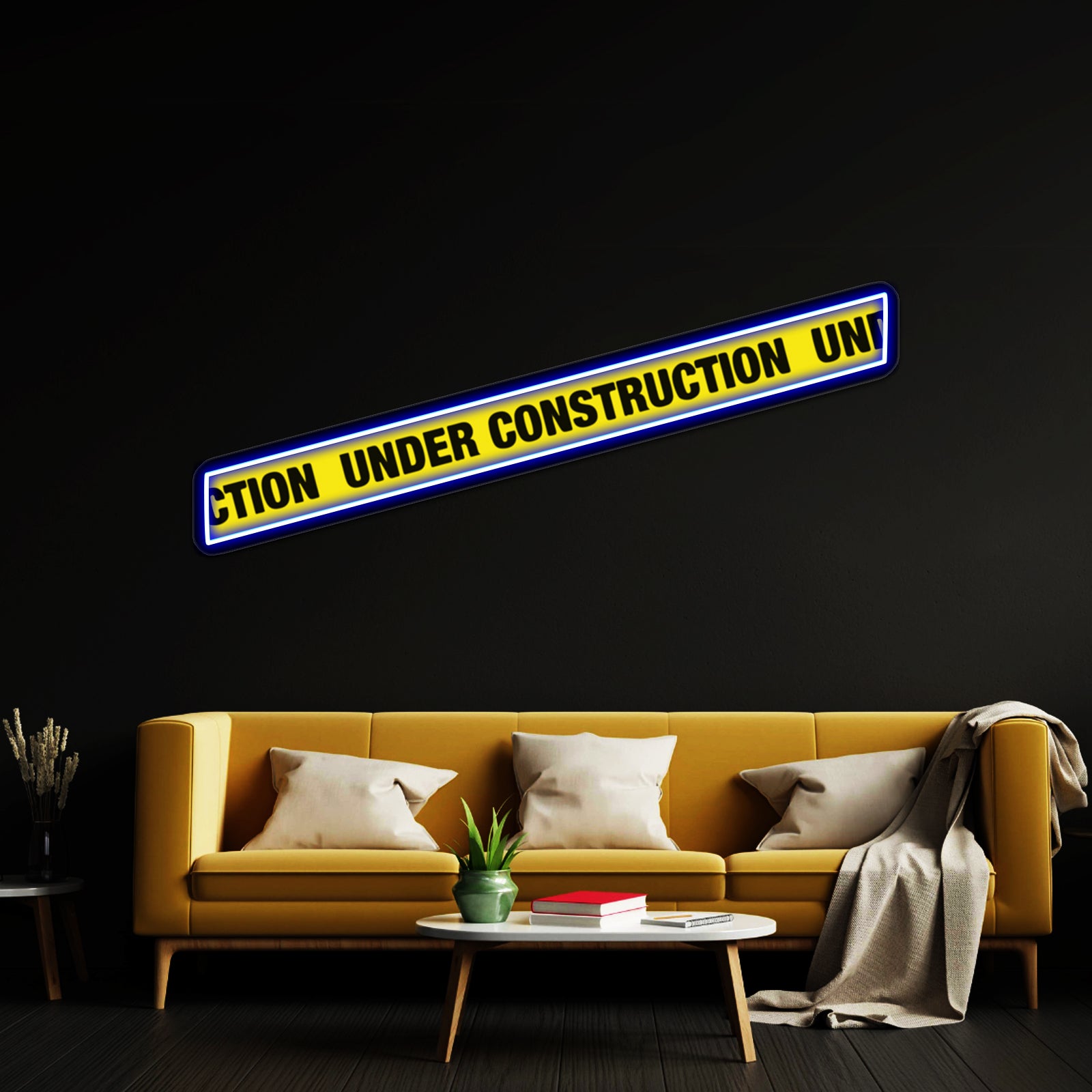 Under Construction Artwork Personalized Neon Signs | Shineneon