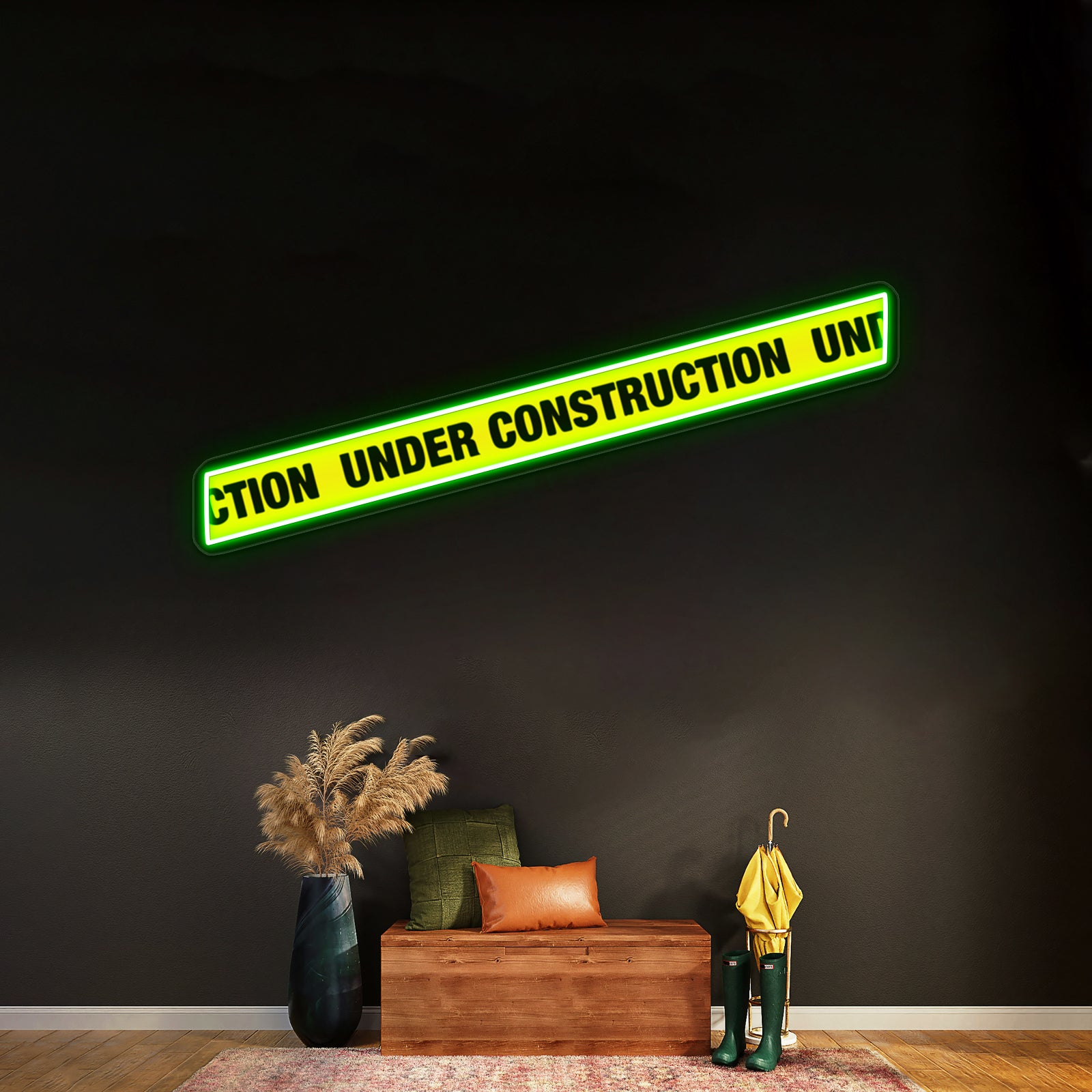 Under Construction Artwork Personalized Neon Signs | Shineneon