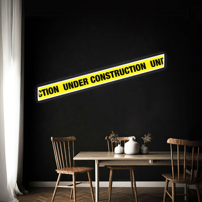 Under Construction Artwork Personalized Neon Signs | Shineneon