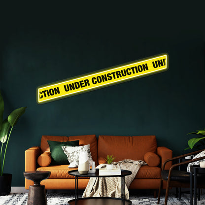 Under Construction Artwork Personalized Neon Signs | Shineneon