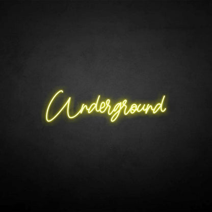 Underground Led Neon Sign - Shineneon