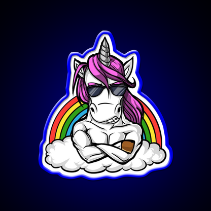 Unicorn Fitness Gym Fitness Led Neon Sign Rgb Color