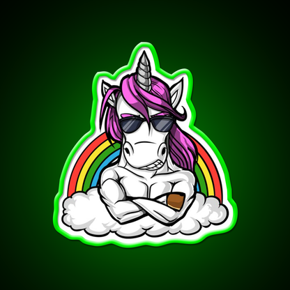 Unicorn Fitness Gym Fitness Led Neon Sign Rgb Color