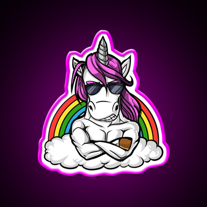 Unicorn Fitness Gym Fitness Led Neon Sign Rgb Color