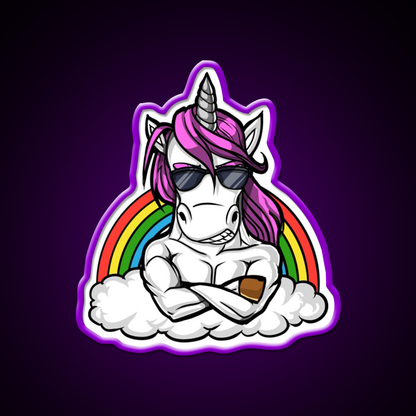 Unicorn Fitness Gym Fitness Led Neon Sign Rgb Color