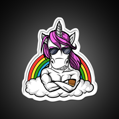 Unicorn Fitness Gym Fitness Led Neon Sign Rgb Color