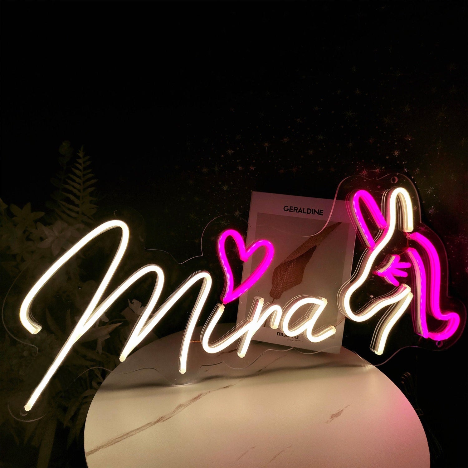 Unicorn Led Neon Sign With Your Kids Name | Shineneon